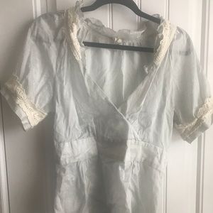 ANTHROPOLOGIE FLOREAT Top, Size 10